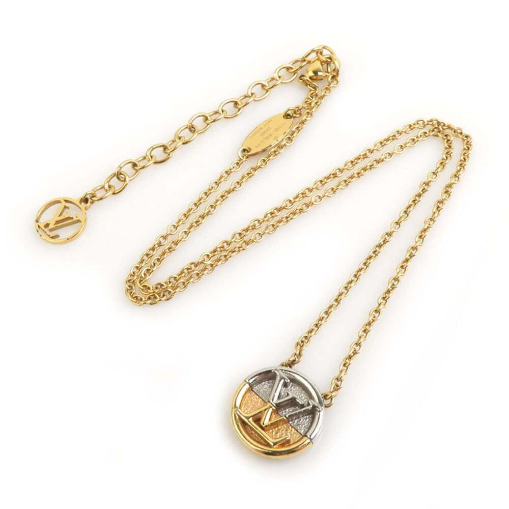 LOUIS VUITTON Gold Necklace - Picture 2 of 5